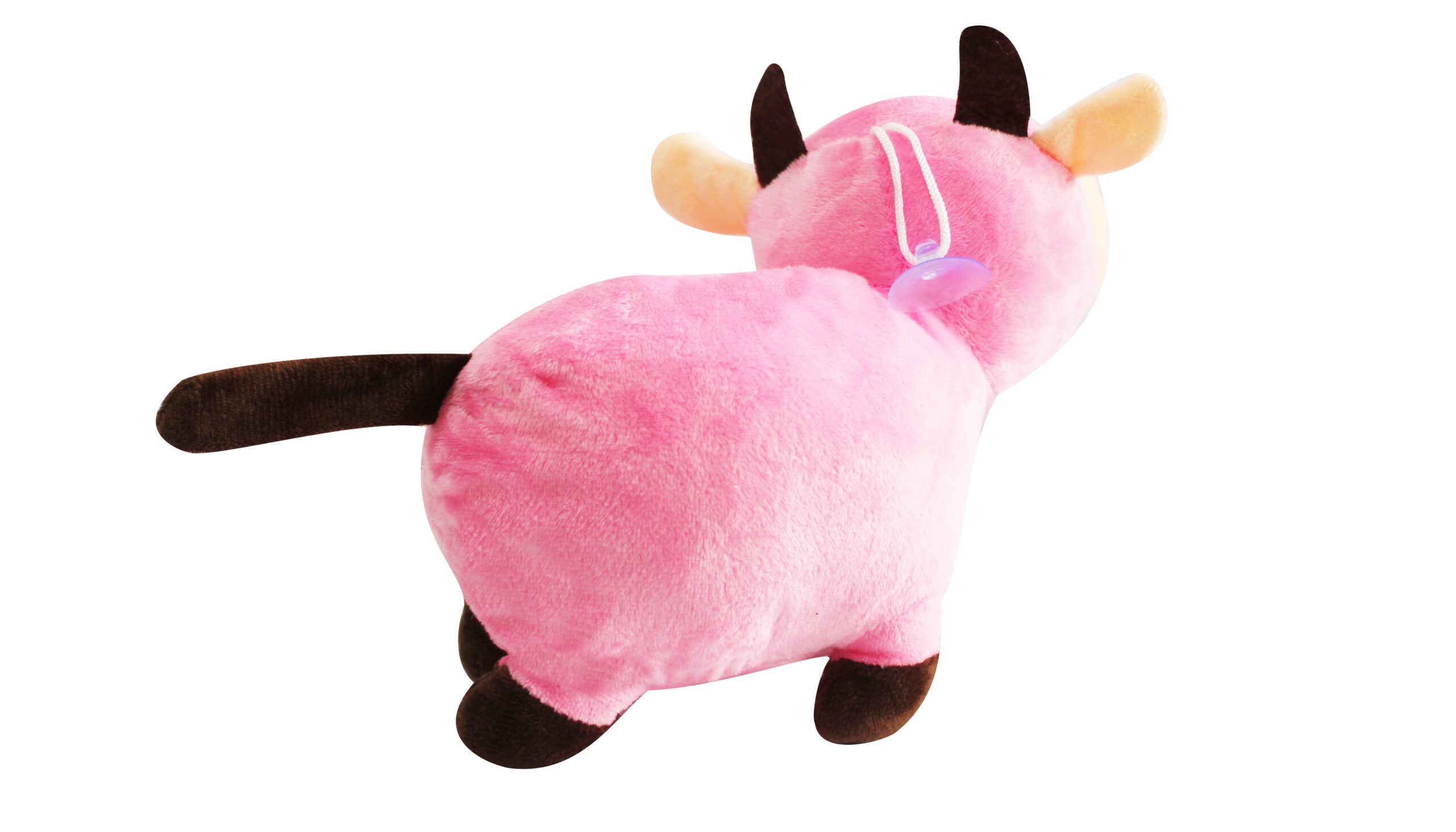 Vaca rosa de pelúcia -15cm – Universo da Pelúcia